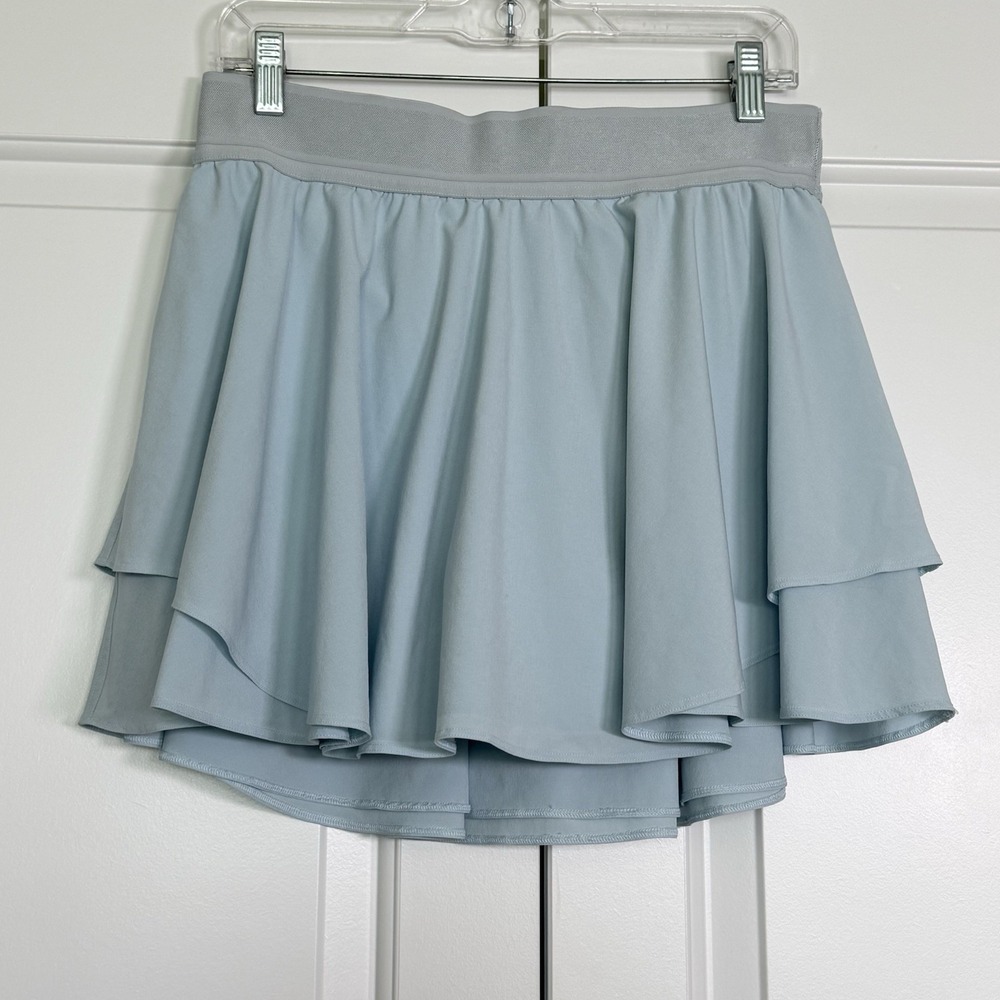 Lululemon Pace Rival Skirt Womens 10 Tennis Running Athletic Preppy Golf Blue